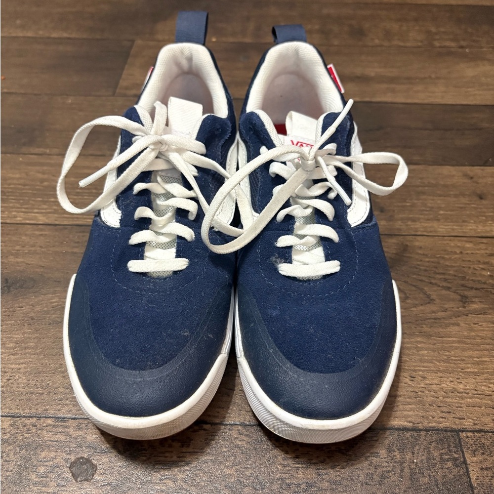 Vans Blue and White Classic Sneakers